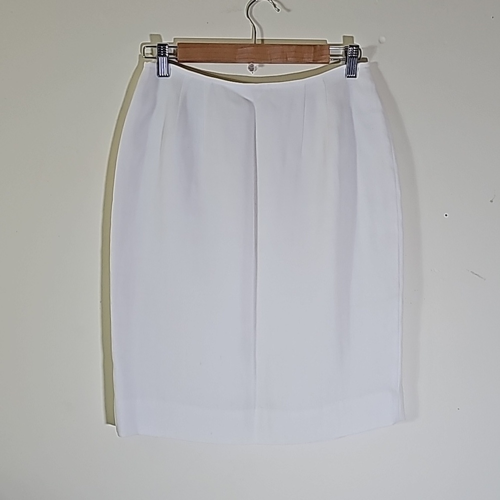 Dana Buchman Off White Pencil Skirt Size 8
